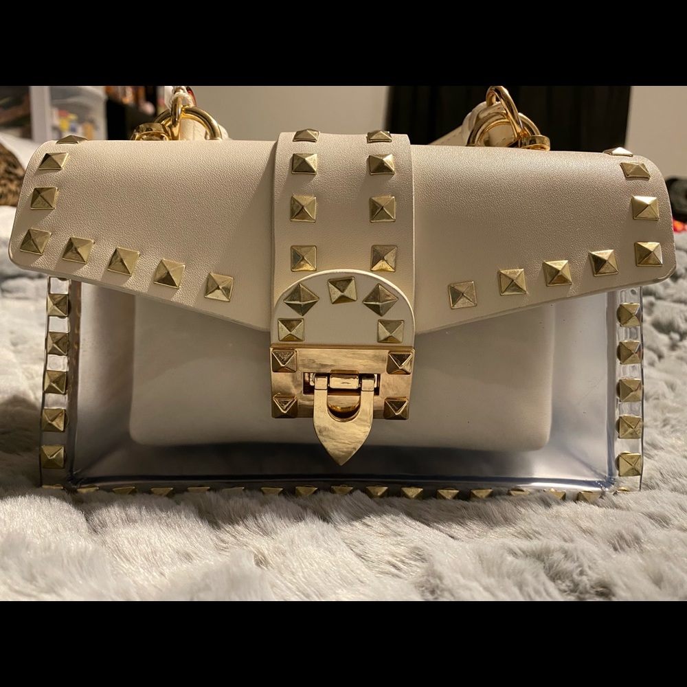 Beautiful mini white handbag